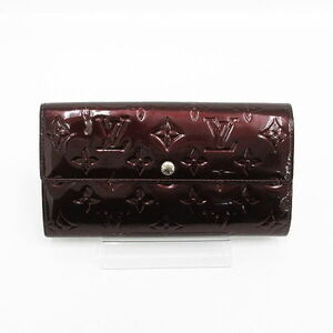Louis Vuitton Vernis Portefeuille Sarah Wallet Amaranth Purple